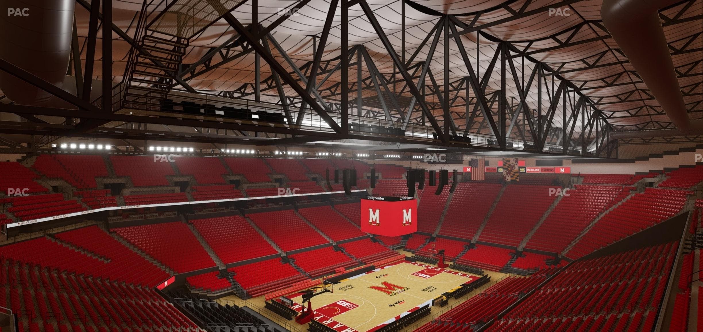 Xfinity Center - MD - Section 210 Seat View