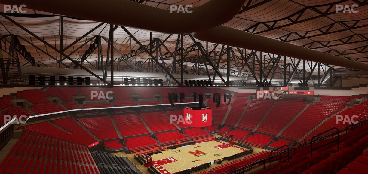 Xfinity Center - MD - Section 211 Seat View