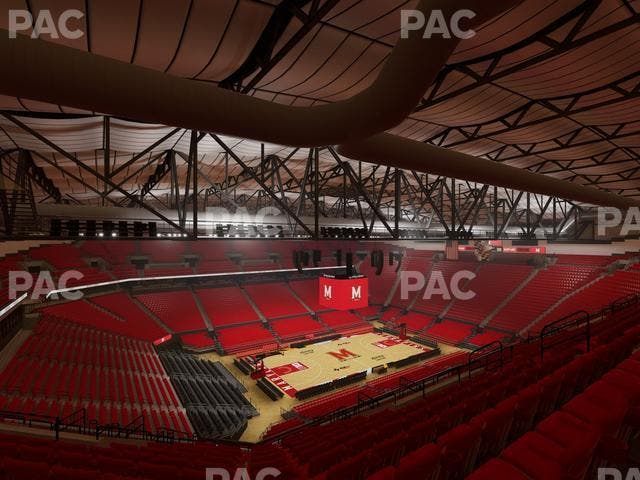 Xfinity Center - MD - Section 211 Seat View