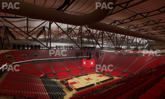 Xfinity Center - MD - Section 211 Seat View