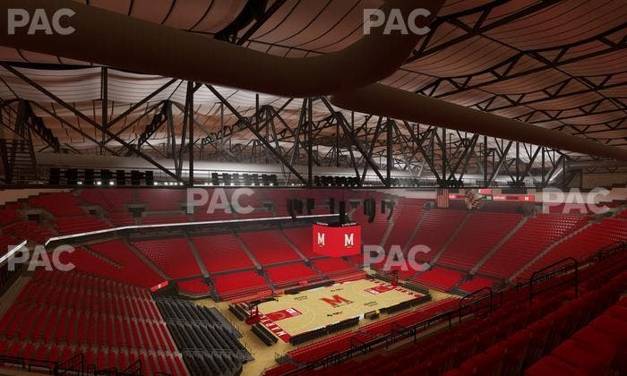 Xfinity Center - MD - Section 211 Seat View