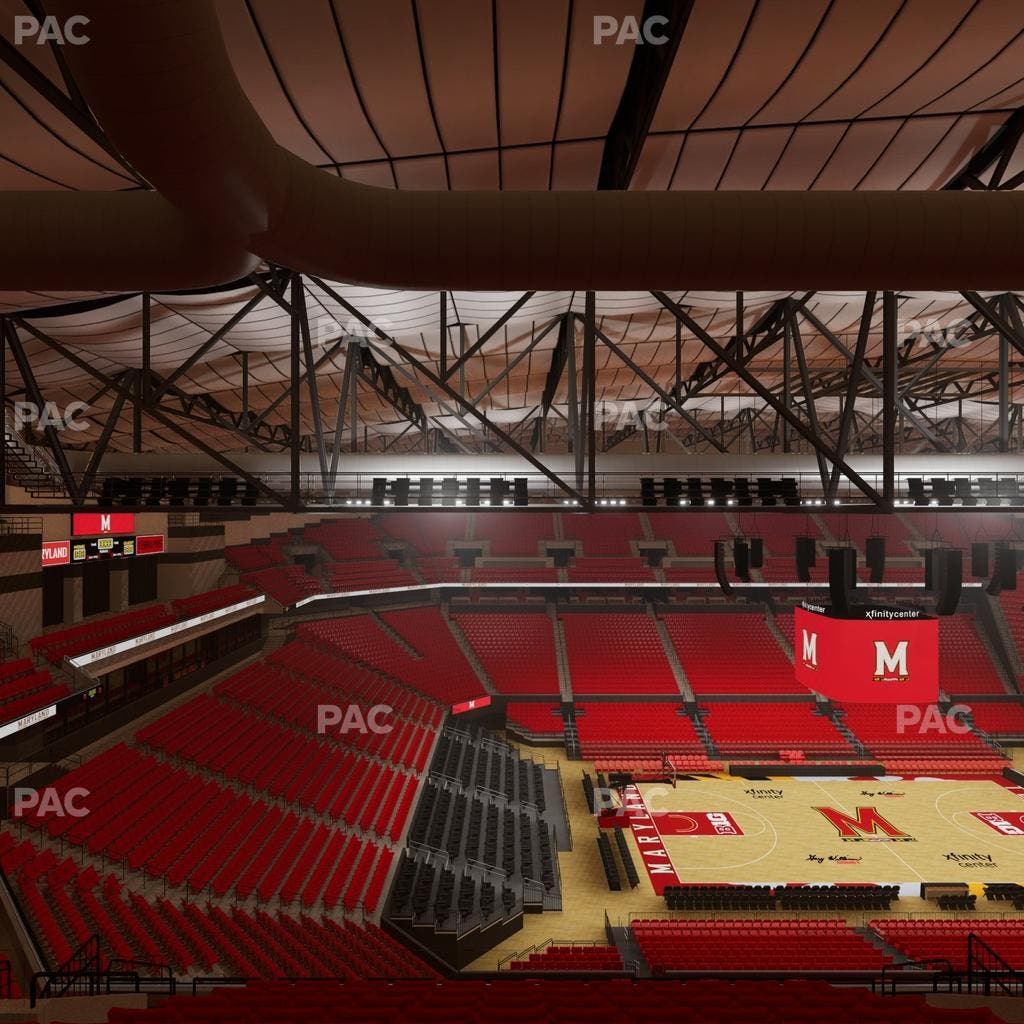 Xfinity Center - MD - Section 212 Seat View