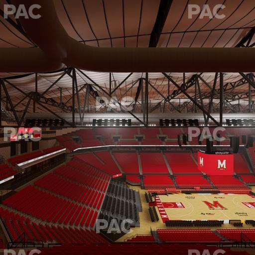 Xfinity Center - MD - Section 212 Seat View