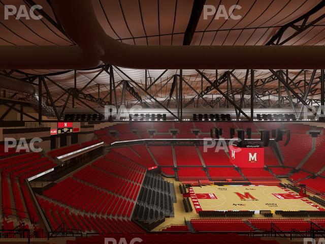Xfinity Center - MD - Section 212 Seat View
