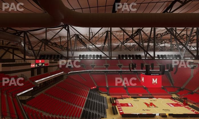 Xfinity Center - MD - Section 212 Seat View