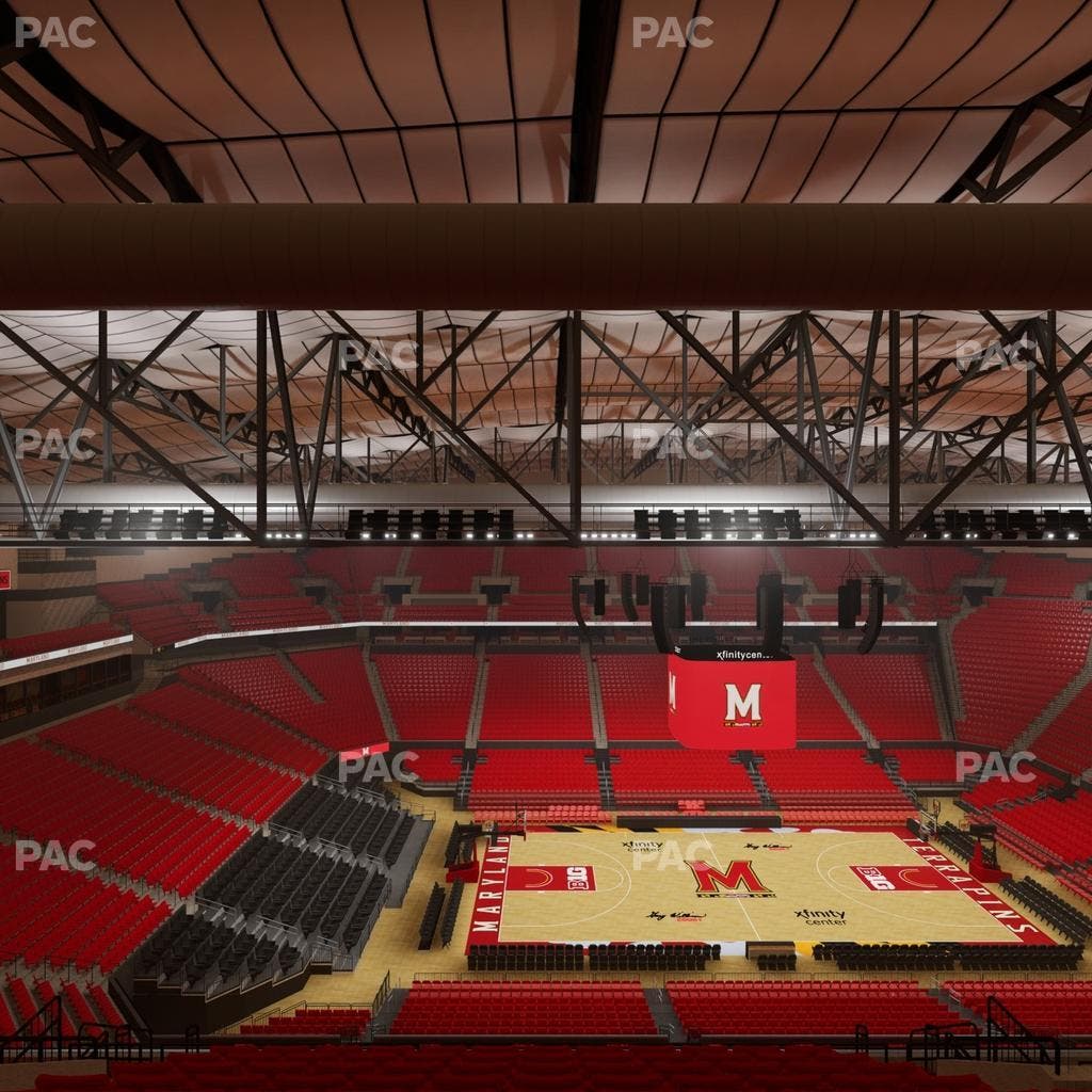 Xfinity Center - MD - Section 213 Seat View