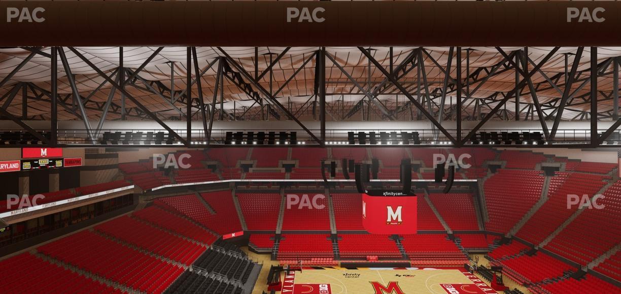 Xfinity Center - MD - Section 213 Seat View