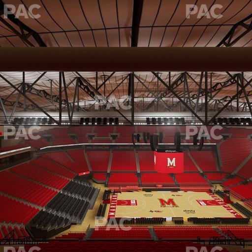 Xfinity Center - MD - Section 213 Seat View