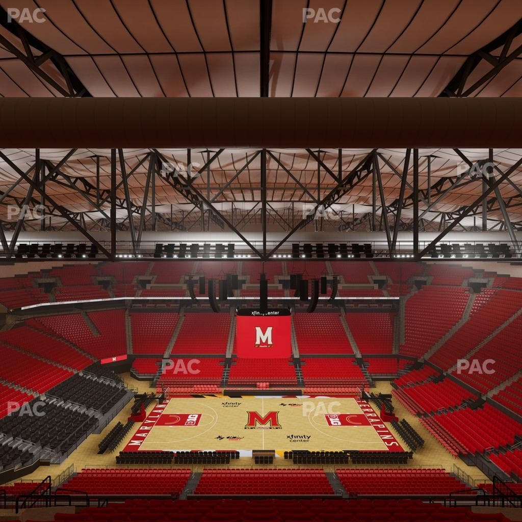 Xfinity Center - MD - Section 214 Seat View