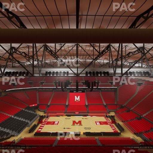 Xfinity Center - MD - Section 214 Seat View