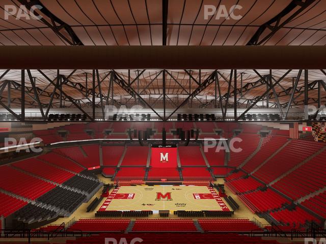 Xfinity Center - MD - Section 214 Seat View