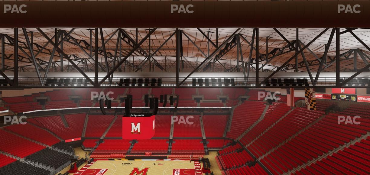 Xfinity Center - MD - Section 215 Seat View