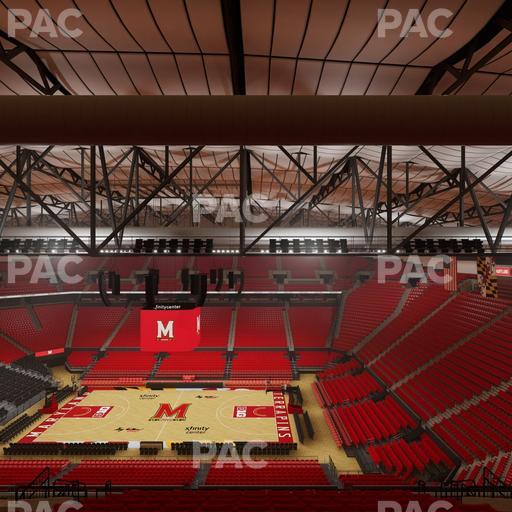 Xfinity Center - MD - Section 215 Seat View
