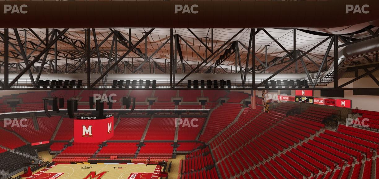 Xfinity Center - MD - Section 216 Seat View