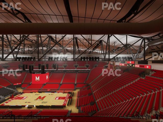 Xfinity Center - MD - Section 216 Seat View