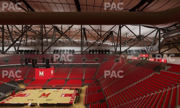 Xfinity Center - MD - Section 216 Seat View
