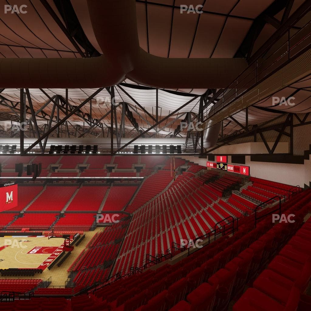Xfinity Center - MD - Section 217 Seat View