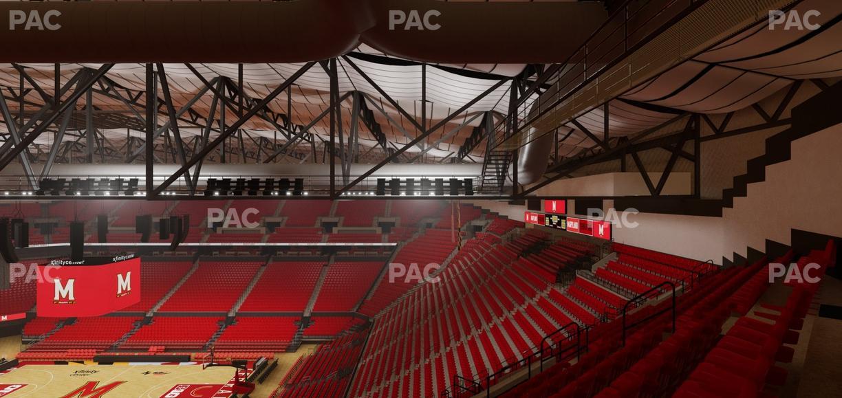 Xfinity Center - MD - Section 217 Seat View