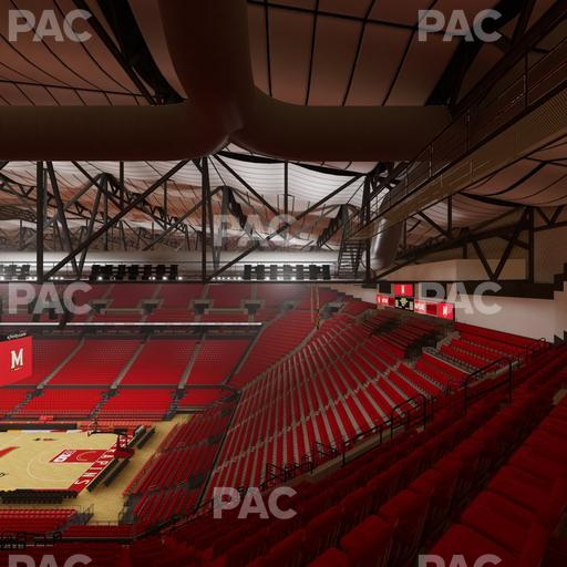 Xfinity Center - MD - Section 217 Seat View