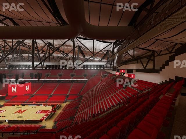 Xfinity Center - MD - Section 217 Seat View