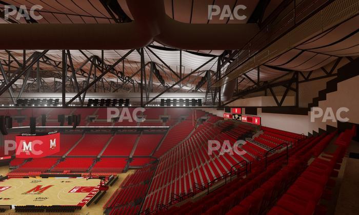 Xfinity Center - MD - Section 217 Seat View