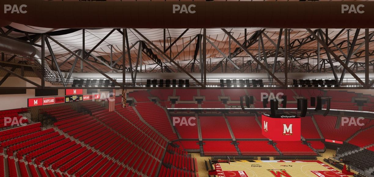 Xfinity Center - MD - Section 225 Seat View