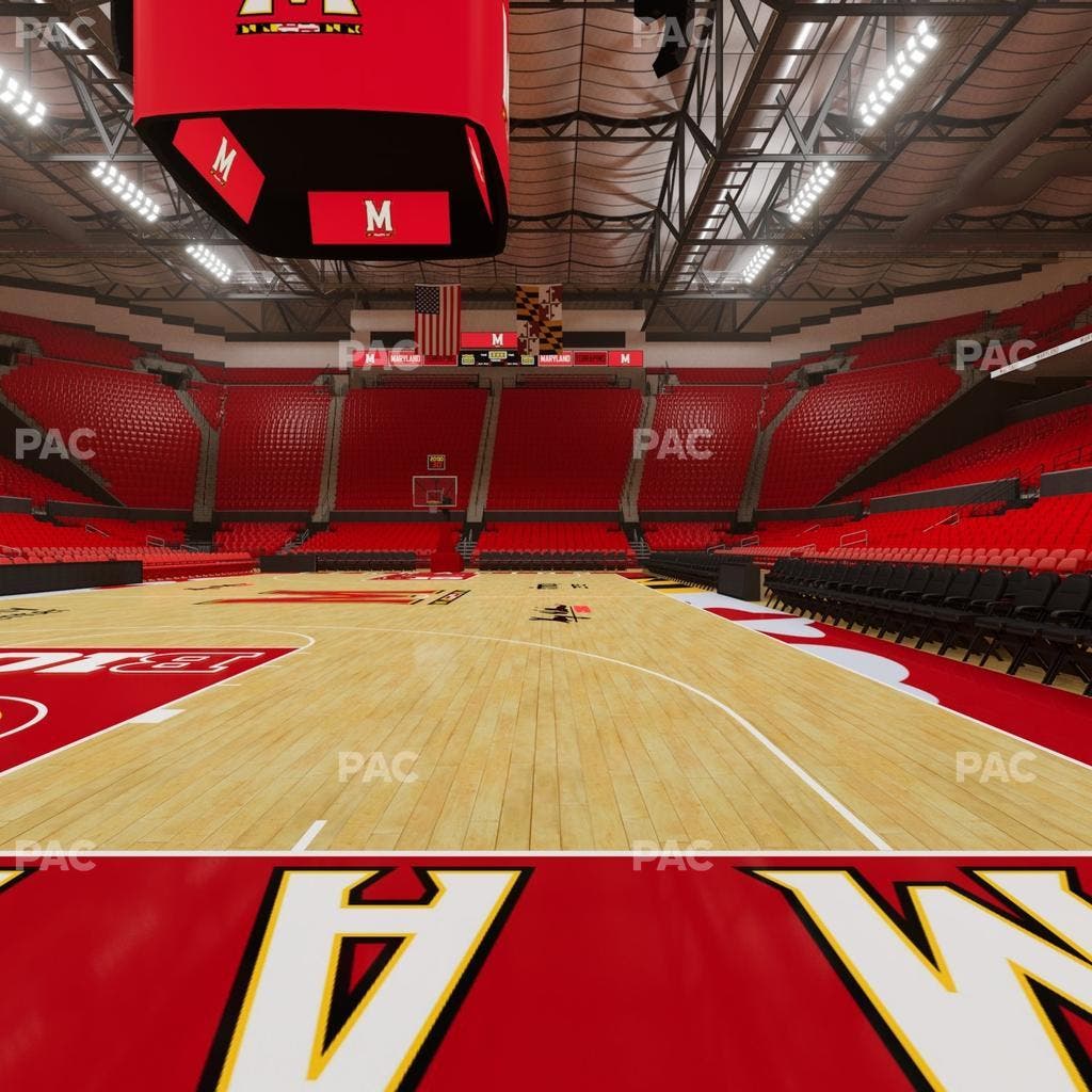 Xfinity Center - MD - Section East Baseline Seat View