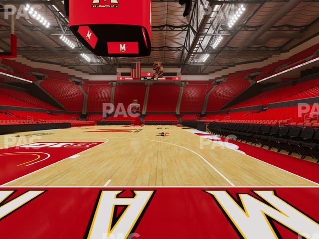 Xfinity Center - MD - Section East Baseline Seat View