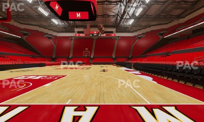 Xfinity Center - MD - Section East Baseline Seat View