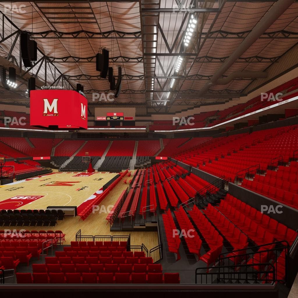 Xfinity Center - MD - Section Ga Seating Seat View
