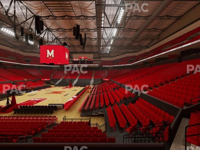 Xfinity Center - MD - Section Ga Seating Seat View