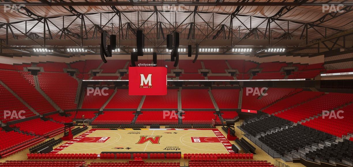 Xfinity Center - MD - Section Suite 16 Seat View