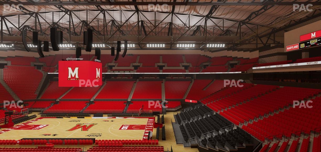 Xfinity Center - MD - Section Suite 18 Seat View