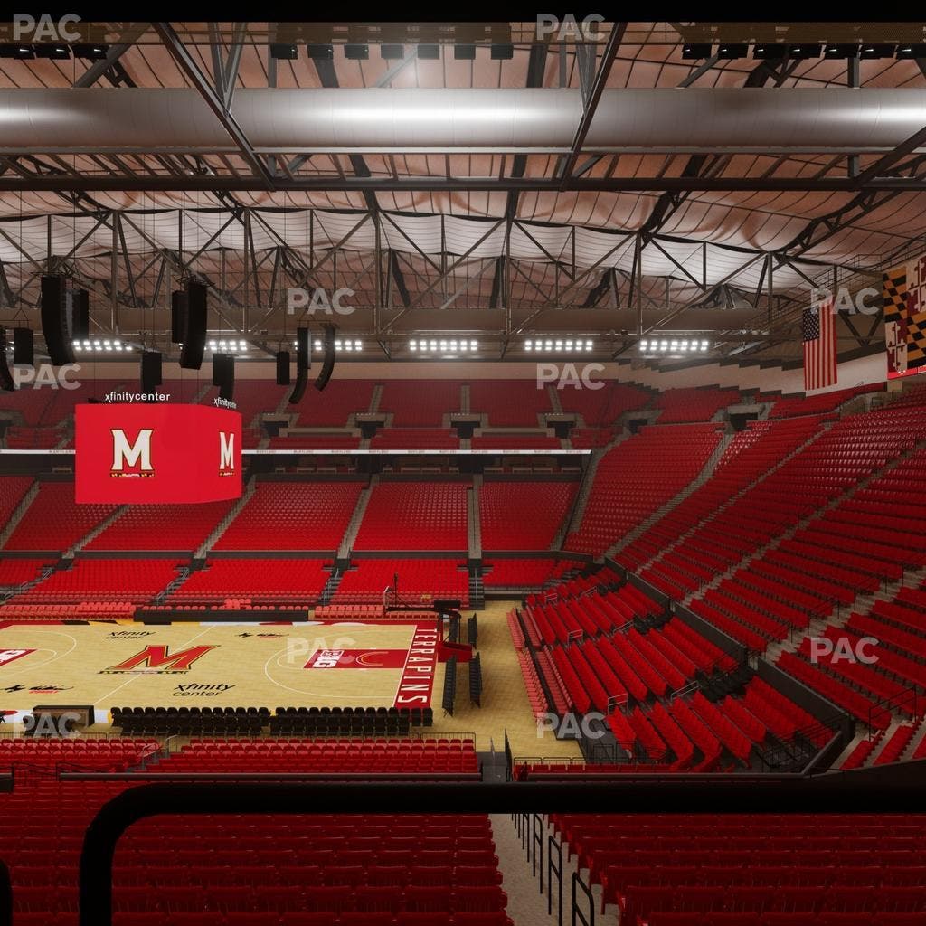 Xfinity Center - MD - Section Suite 3 Seat View