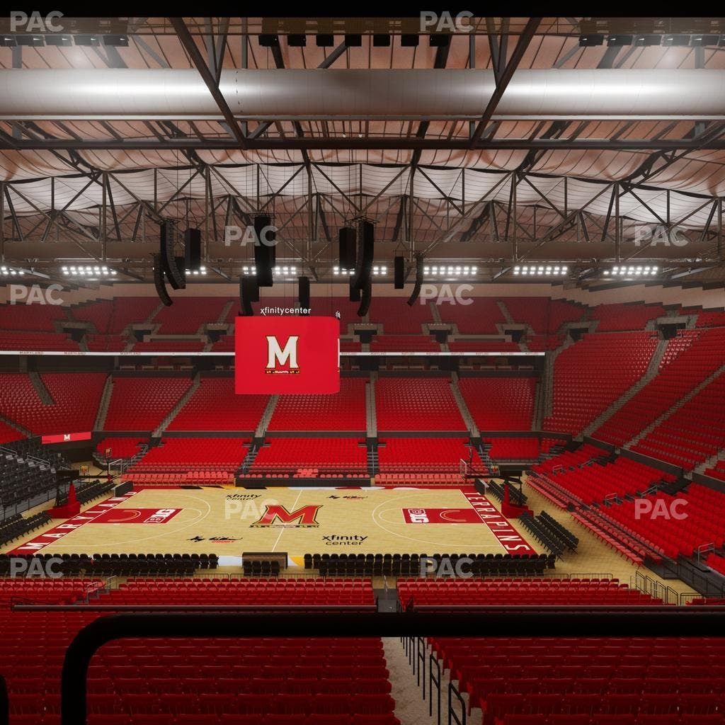 Xfinity Center - MD - Section Suite 5 Seat View