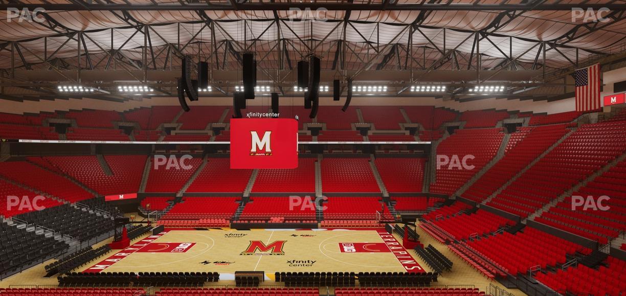 Xfinity Center - MD - Section Suite 5 Seat View