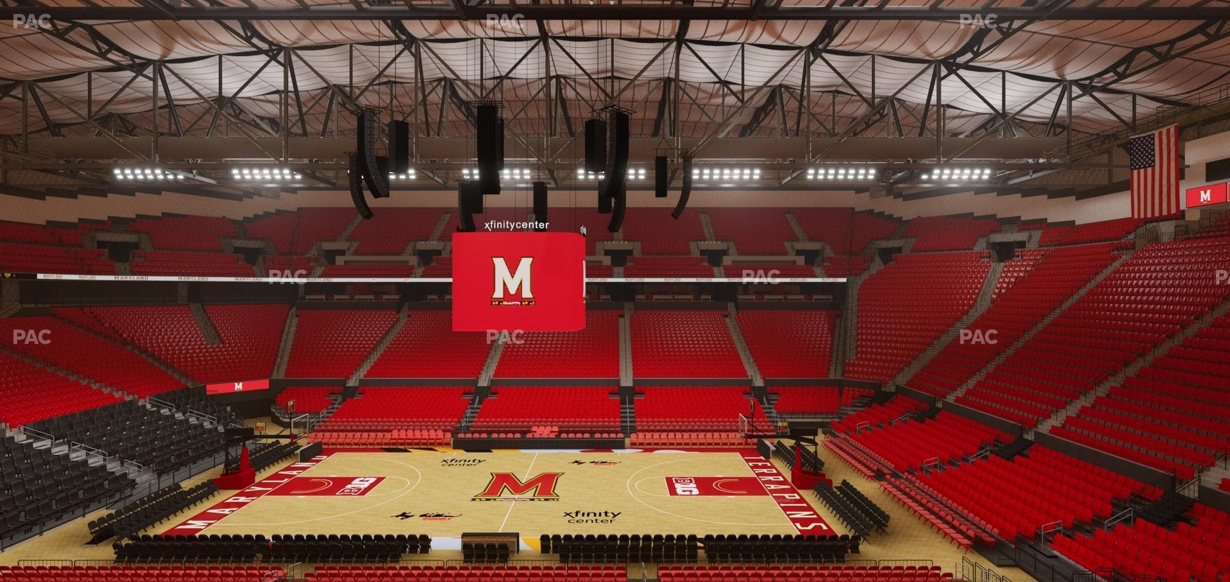 Xfinity Center - MD - Section Suite 5 Seat View