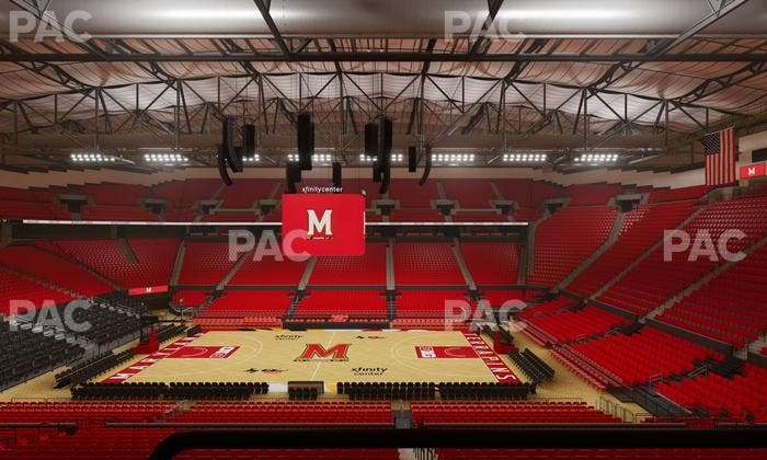 Xfinity Center - MD - Section Suite 5 Seat View