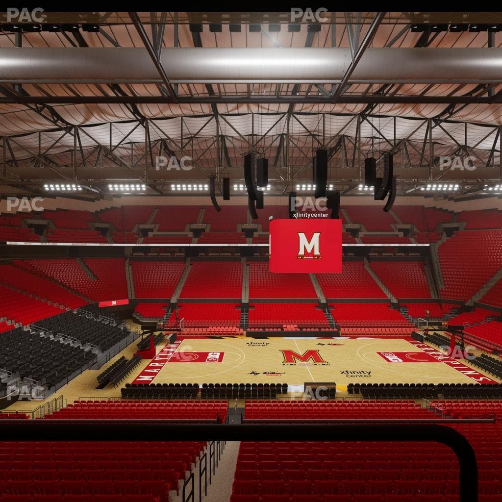 Xfinity Center - MD - Section Suite 6 Seat View