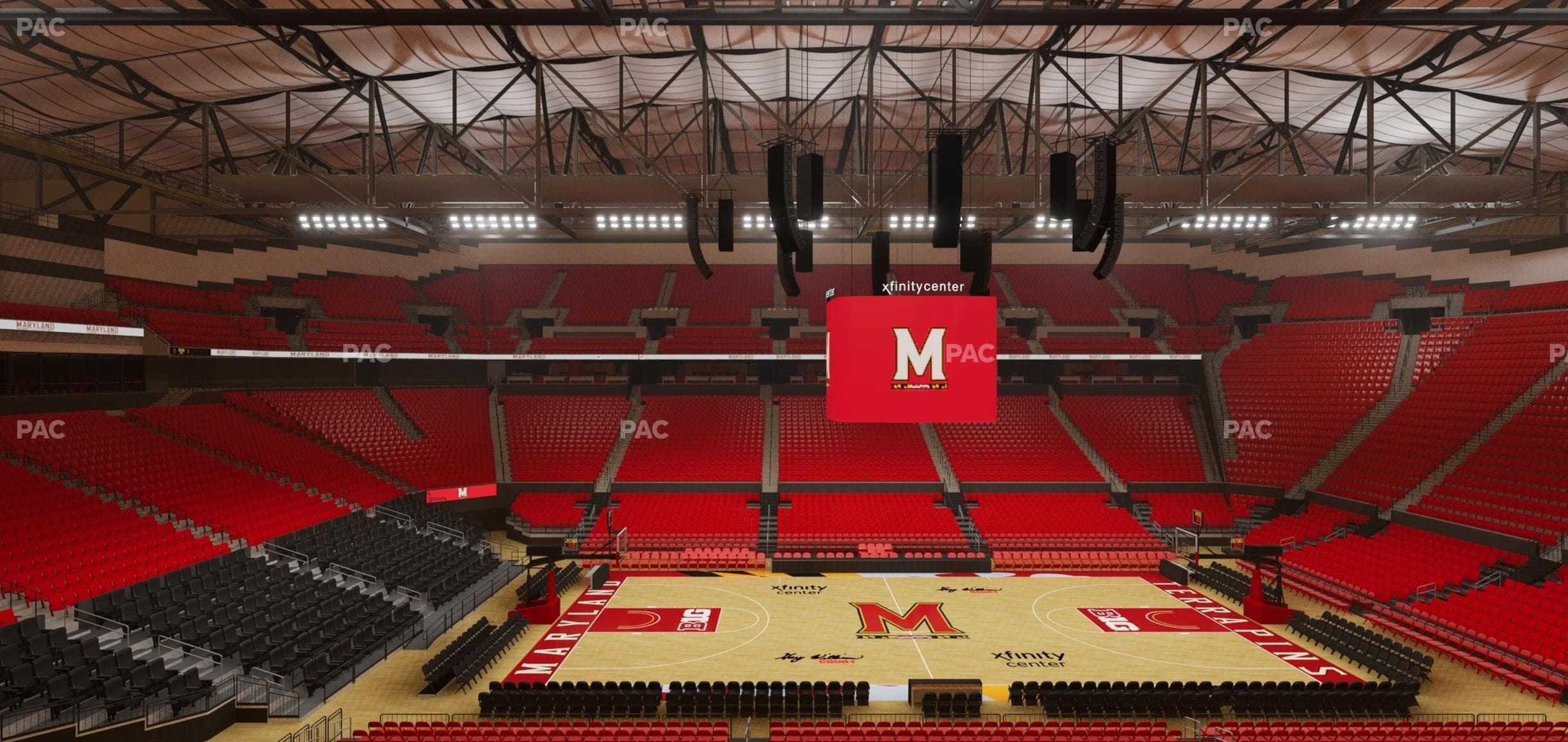 Xfinity Center - MD - Section Suite 6 Seat View