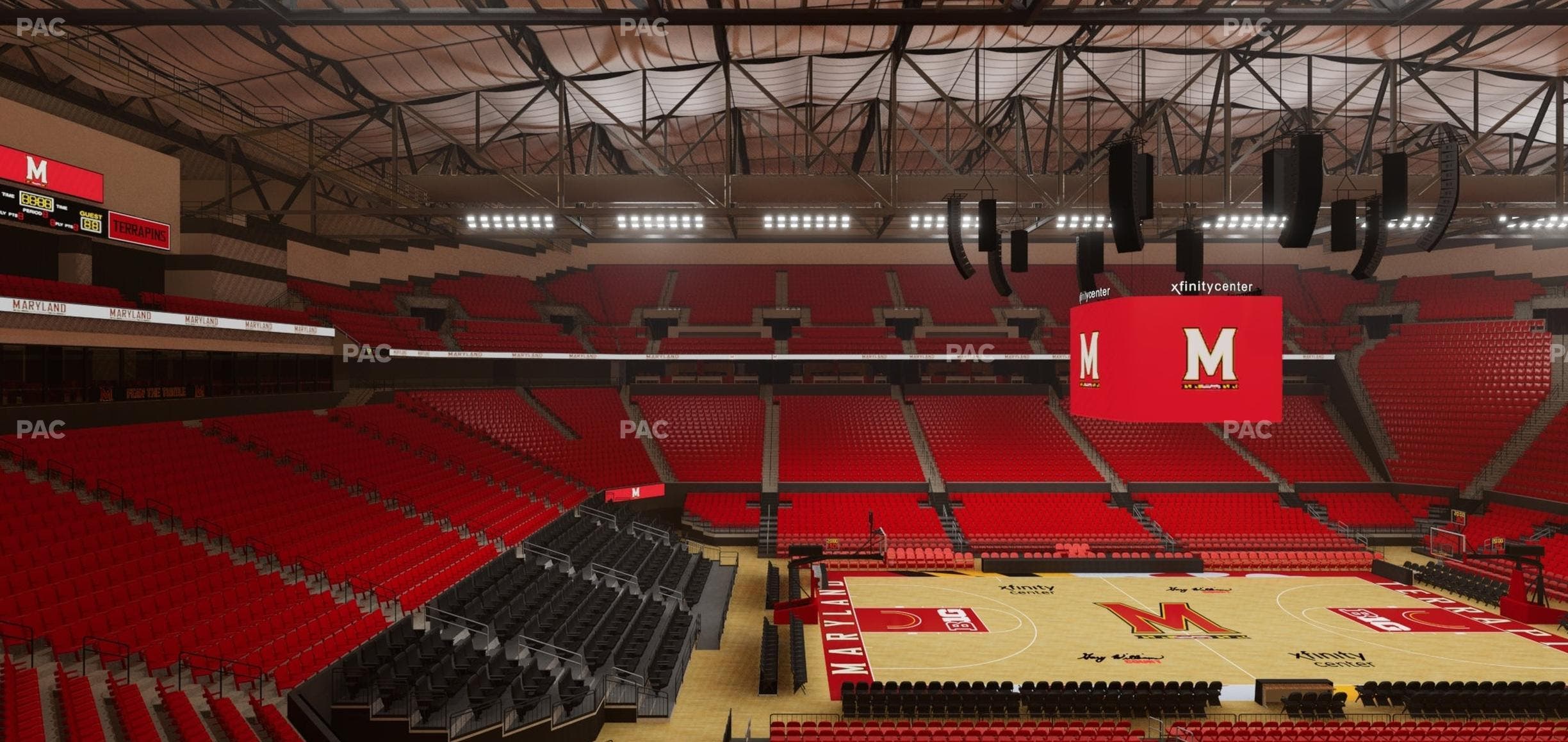 Xfinity Center - MD - Section Suite 8 Seat View