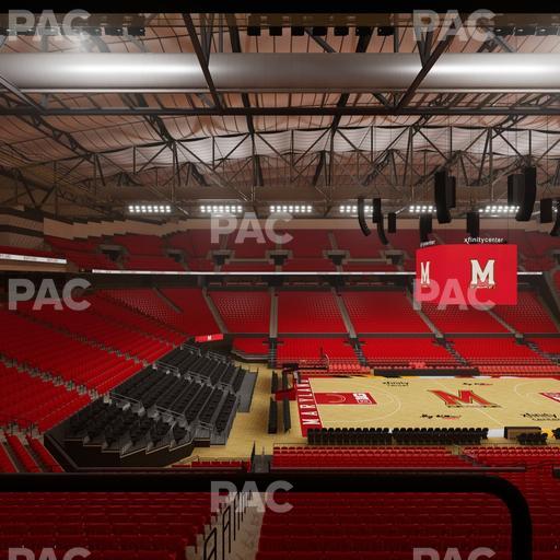 Xfinity Center - MD - Section Suite 8 Seat View