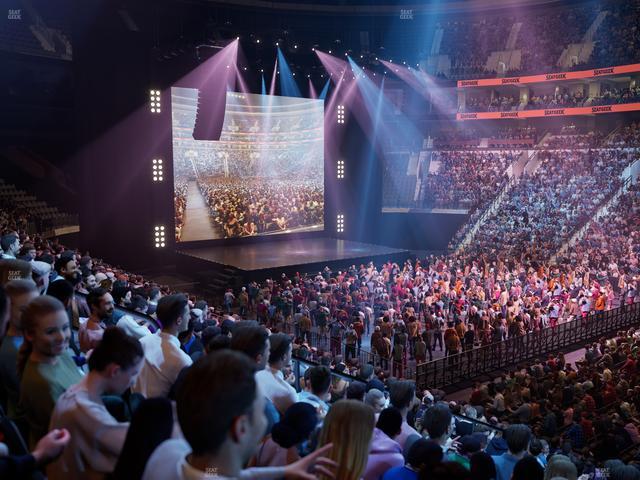 Xfinity Mobile Arena - Section 102 Seat View