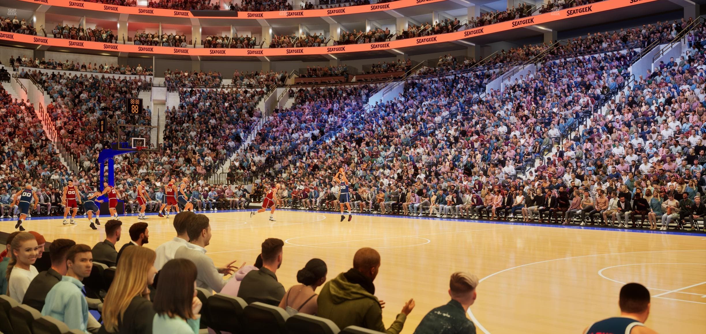 Xfinity Mobile Arena - Section 102 Seat View