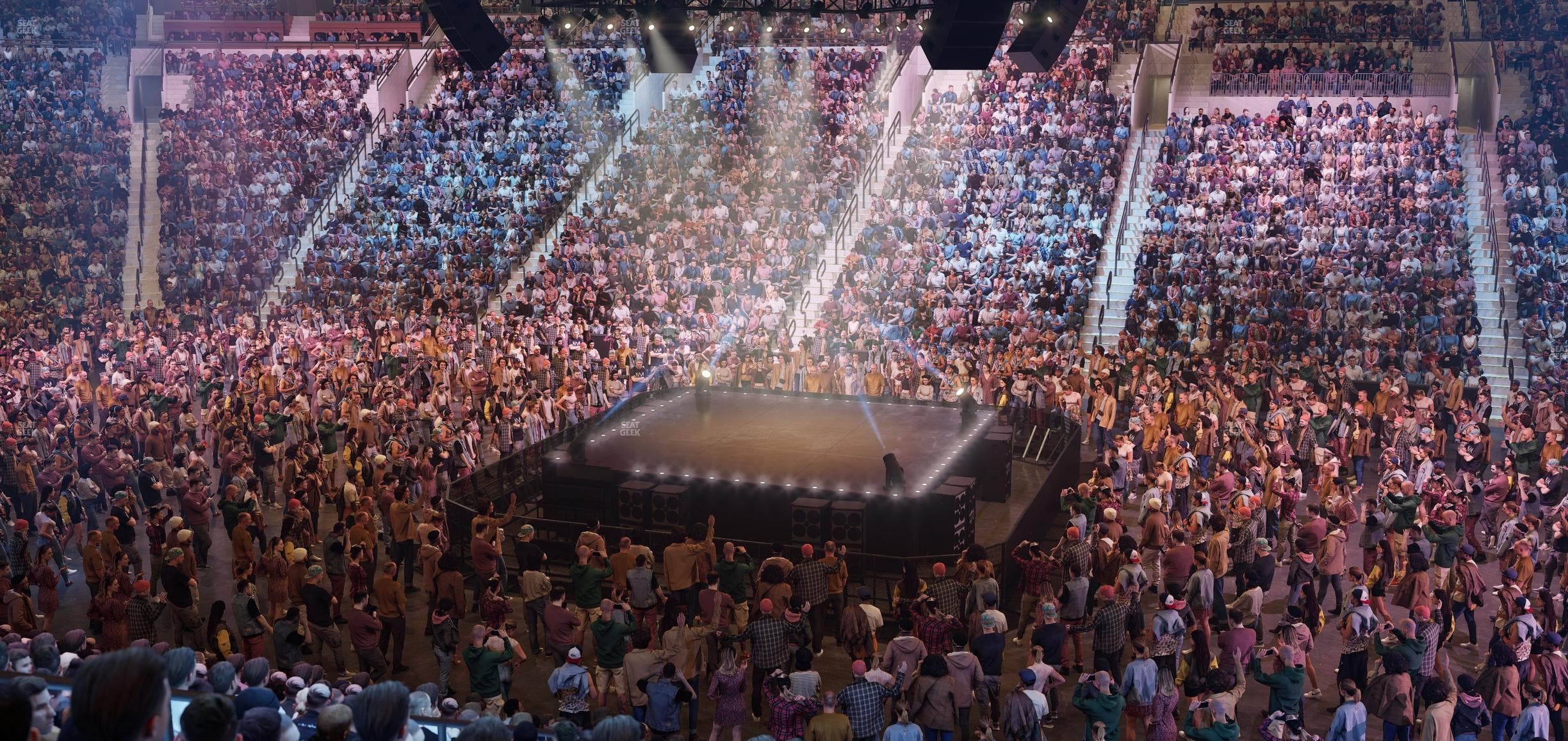 Xfinity Mobile Arena - Section 102 Seat View