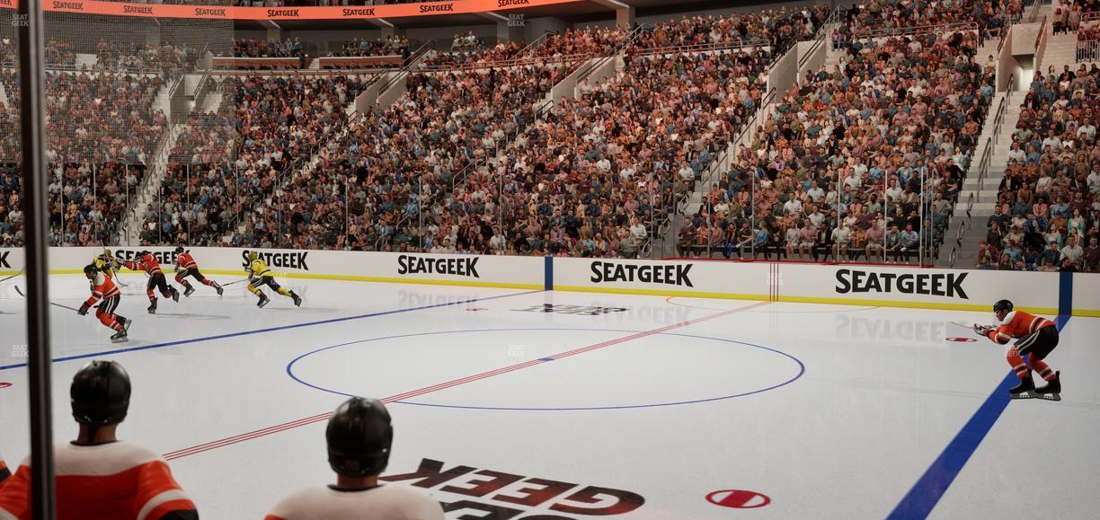Xfinity Mobile Arena - Section 102 Seat View