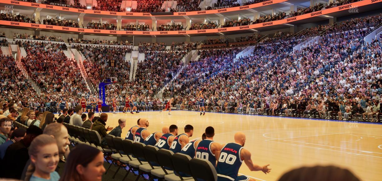 Xfinity Mobile Arena - Section 103 Seat View