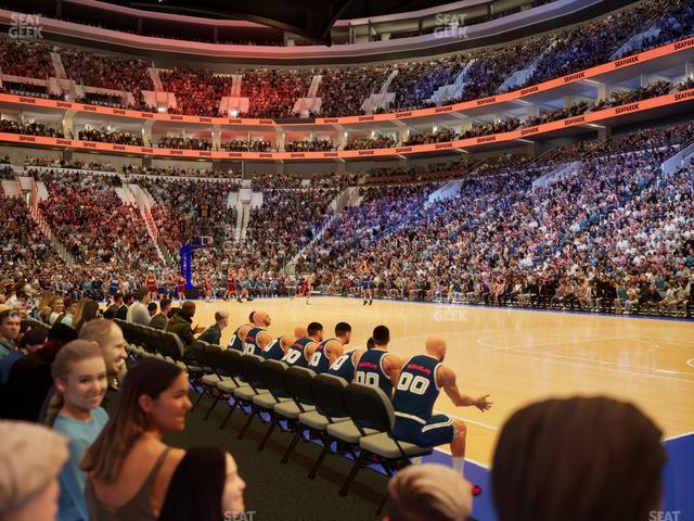 Xfinity Mobile Arena - Section 103 Seat View