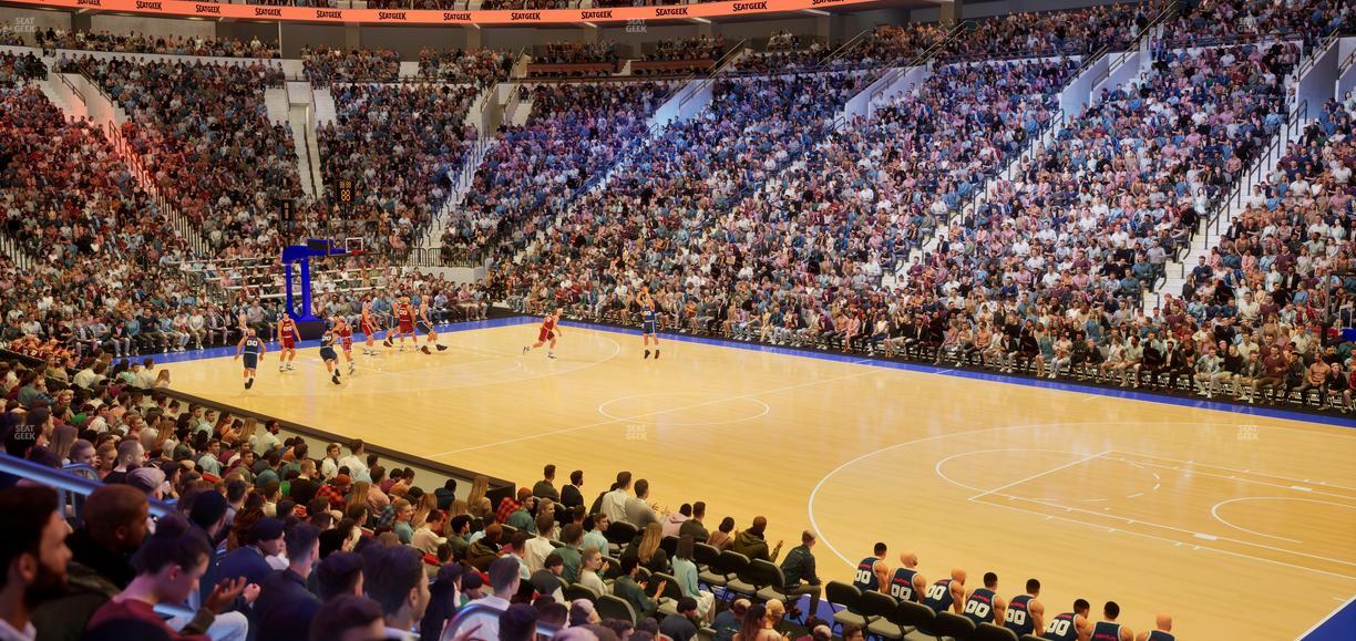 Xfinity Mobile Arena - Section 103 Seat View