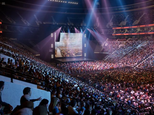 Xfinity Mobile Arena - Section 104 Seat View